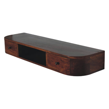 Arcadia Chestnut Floating 2-Drawer Console