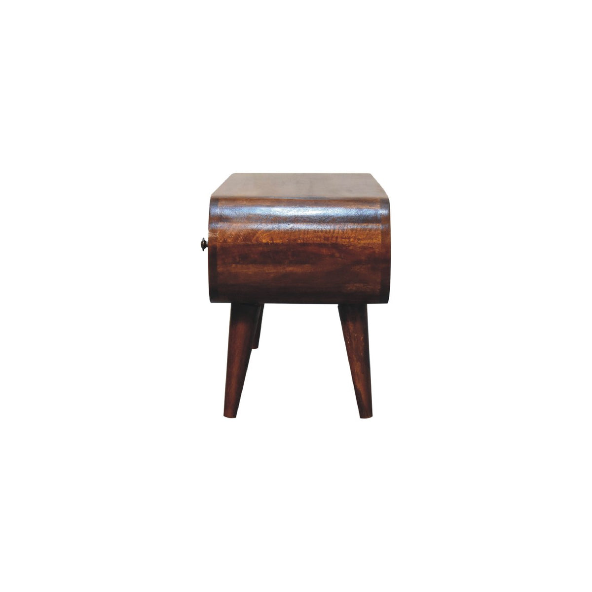 Chestnut Ridge Circular 2 Drawer TV Console