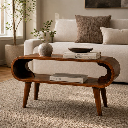 Lennox Open Chestnut Coffee Table