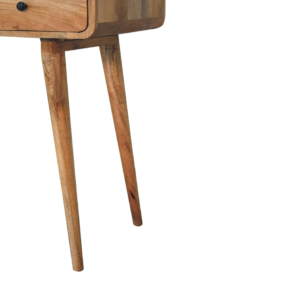 Nashville Curved Oak 1-Drawer Study Desk
