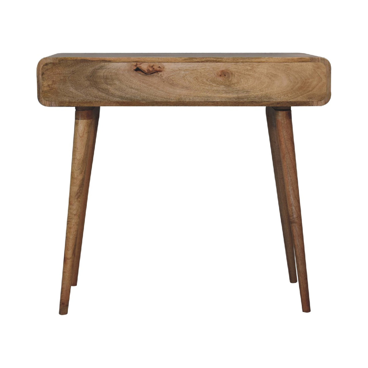 Nashville Curved Oak 1-Drawer Study Desk