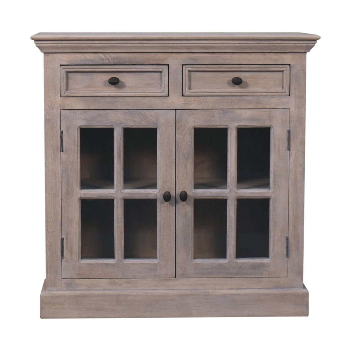 Bodie Wash 2 Drawer Glazed Cabinet