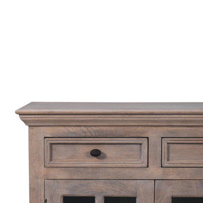 Bodie Wash 2 Drawer Glazed Cabinet