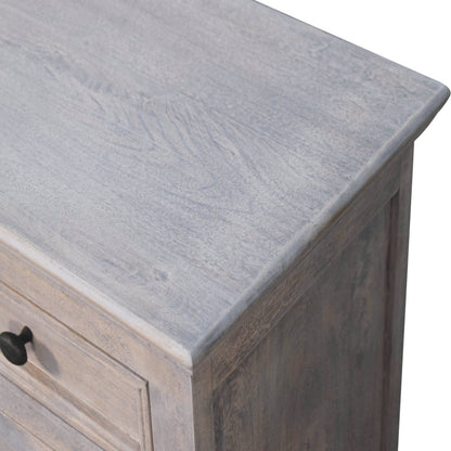Bodie Wash 2 Drawer Glazed Cabinet