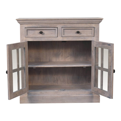 Bodie Wash 2 Drawer Glazed Cabinet