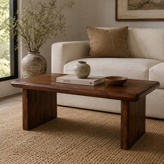 Chestnut Ridge Rectangular Wood Coffee Table