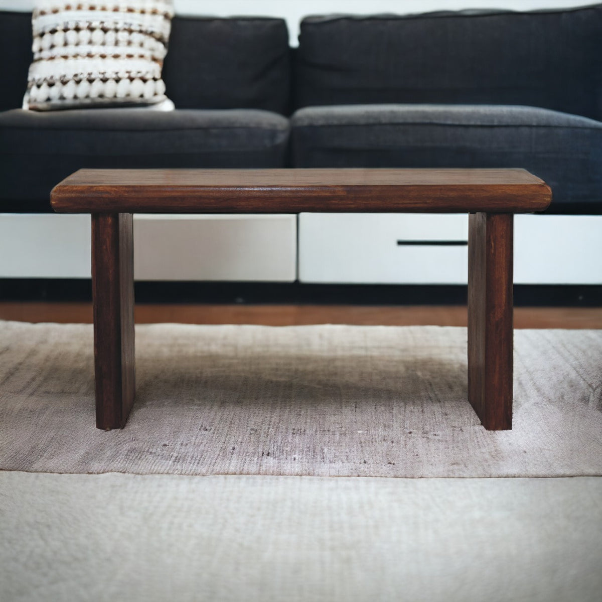 Chestnut Ridge Rectangular Wood Coffee Table