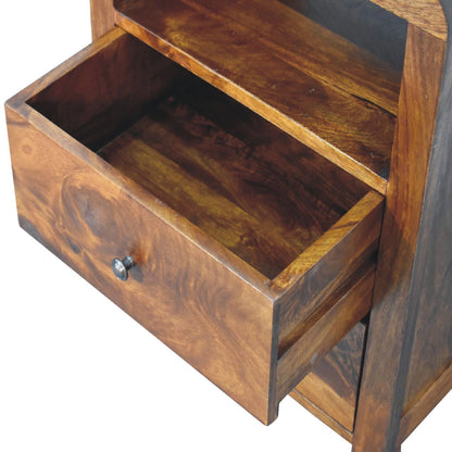 Dallas Solid Wood 2 Drawer Nightstand