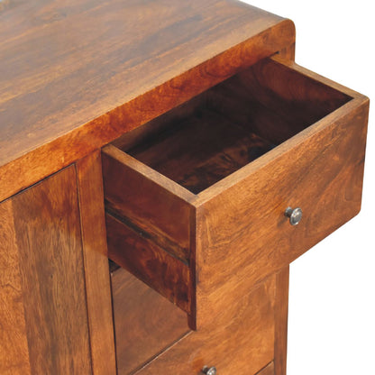 Dallas Solid Wood 4 Drawer Side Cabinet