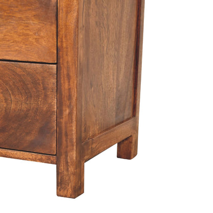 Dallas Solid Wood 4 Drawer Side Cabinet