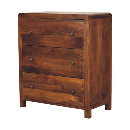 Dallas Solid Wood 3 Drawer Chest
