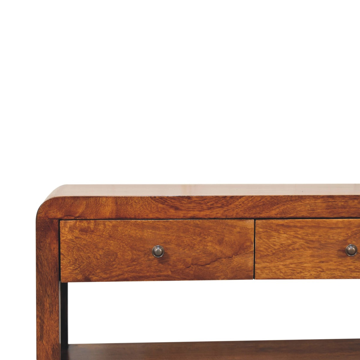Dallas Slim Chestnut 3 Drawer Media Unit