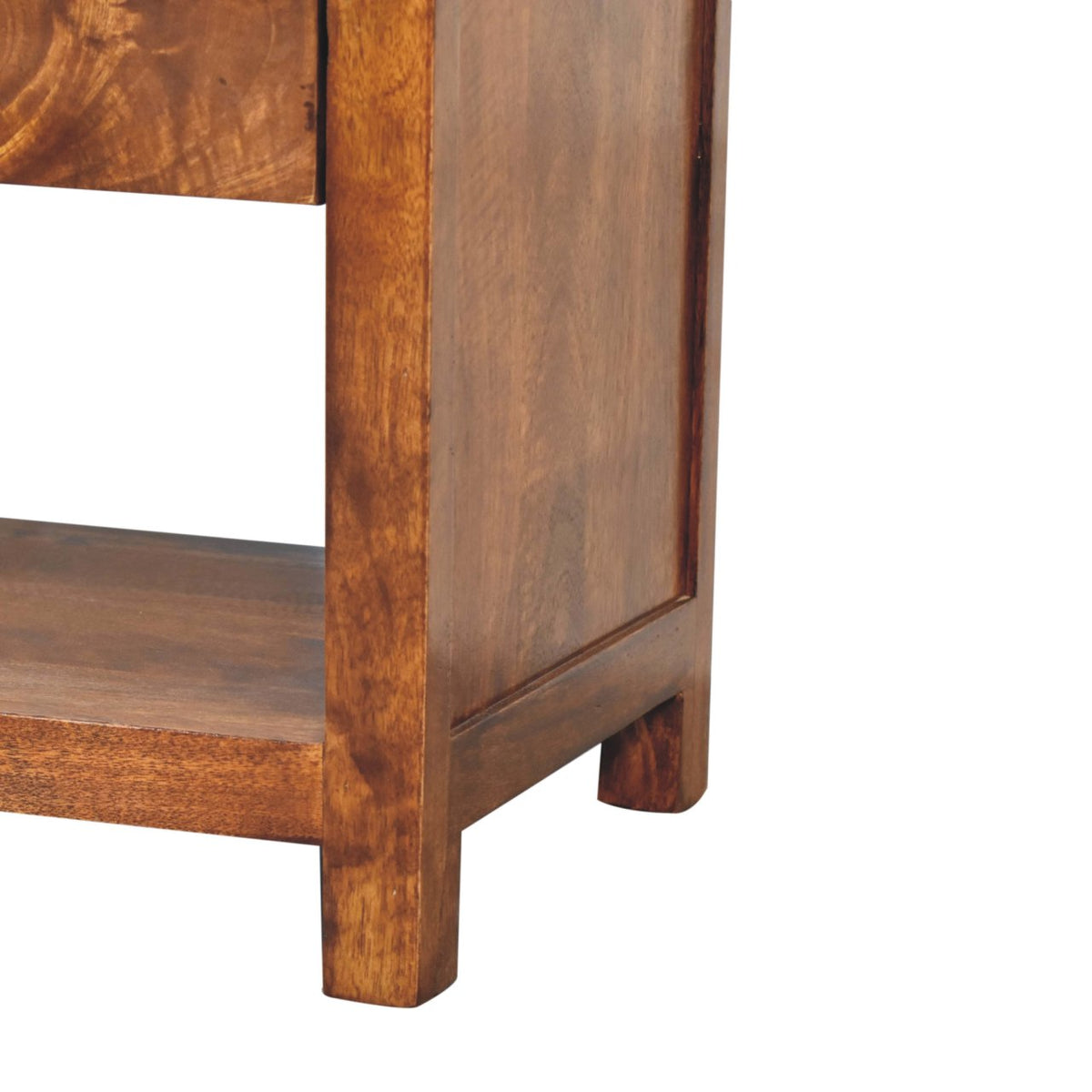 Dallas Slim Chestnut 3 Drawer Media Unit