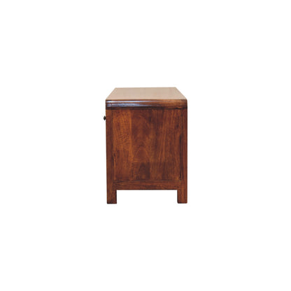 Dallas Slim Chestnut 3 Drawer Media Unit