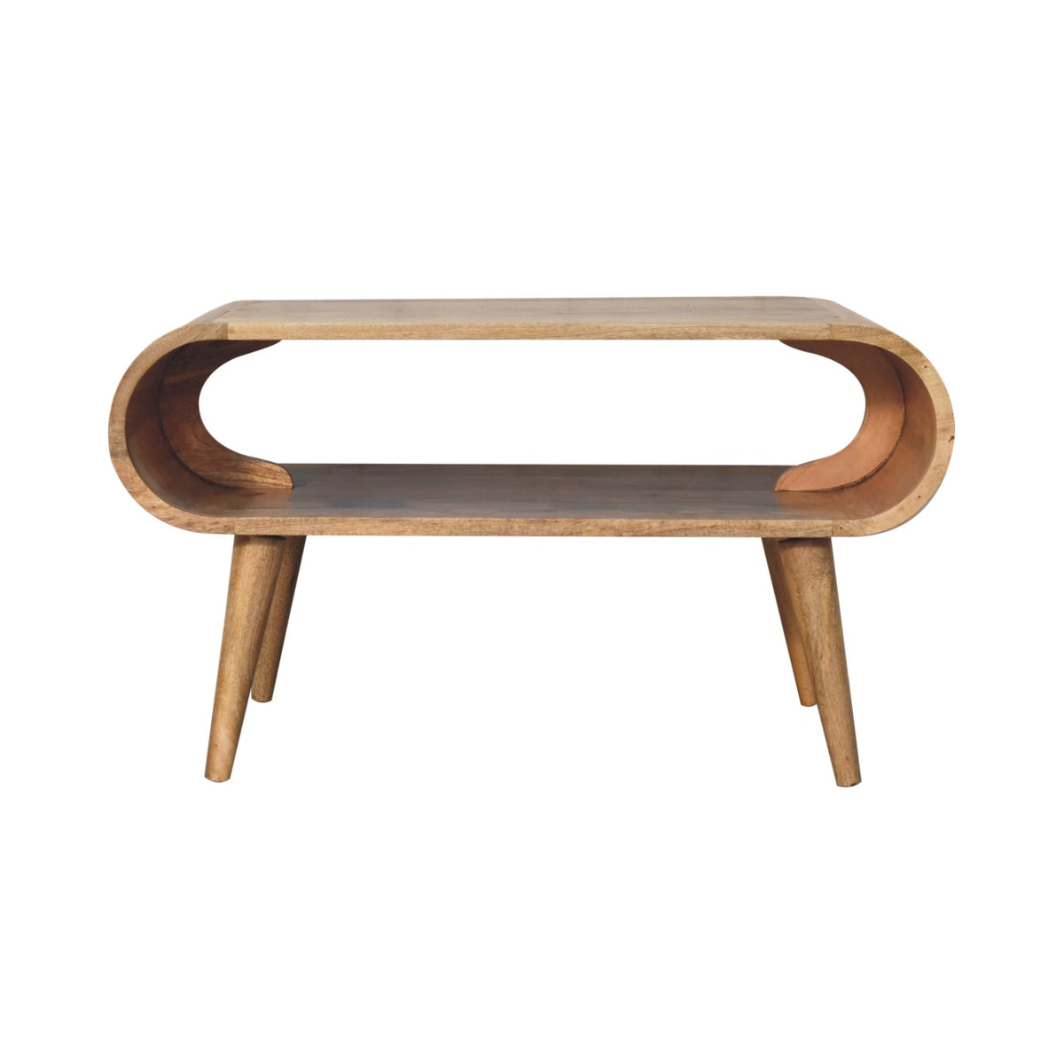 Lennox Oak-Toned Open Coffee Table