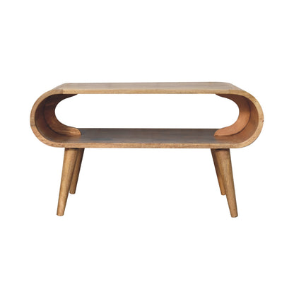 Lennox Oak-Toned Open Coffee Table