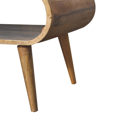 Lennox Oak-Toned Open Coffee Table