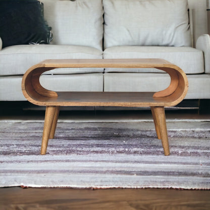 Lennox Oak-Toned Open Coffee Table