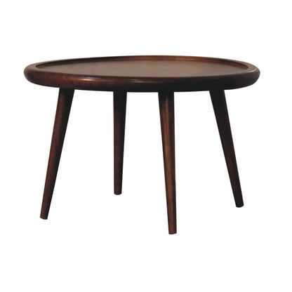 Chestnut Ridge Round Wood Coffee Table