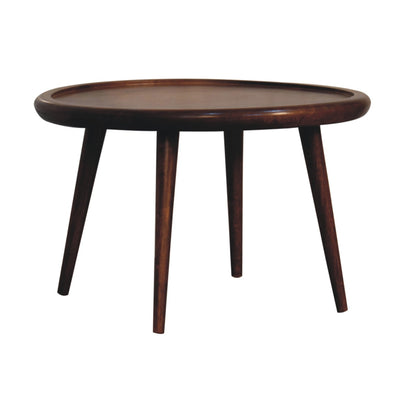Chestnut Ridge Round Wood Coffee Table