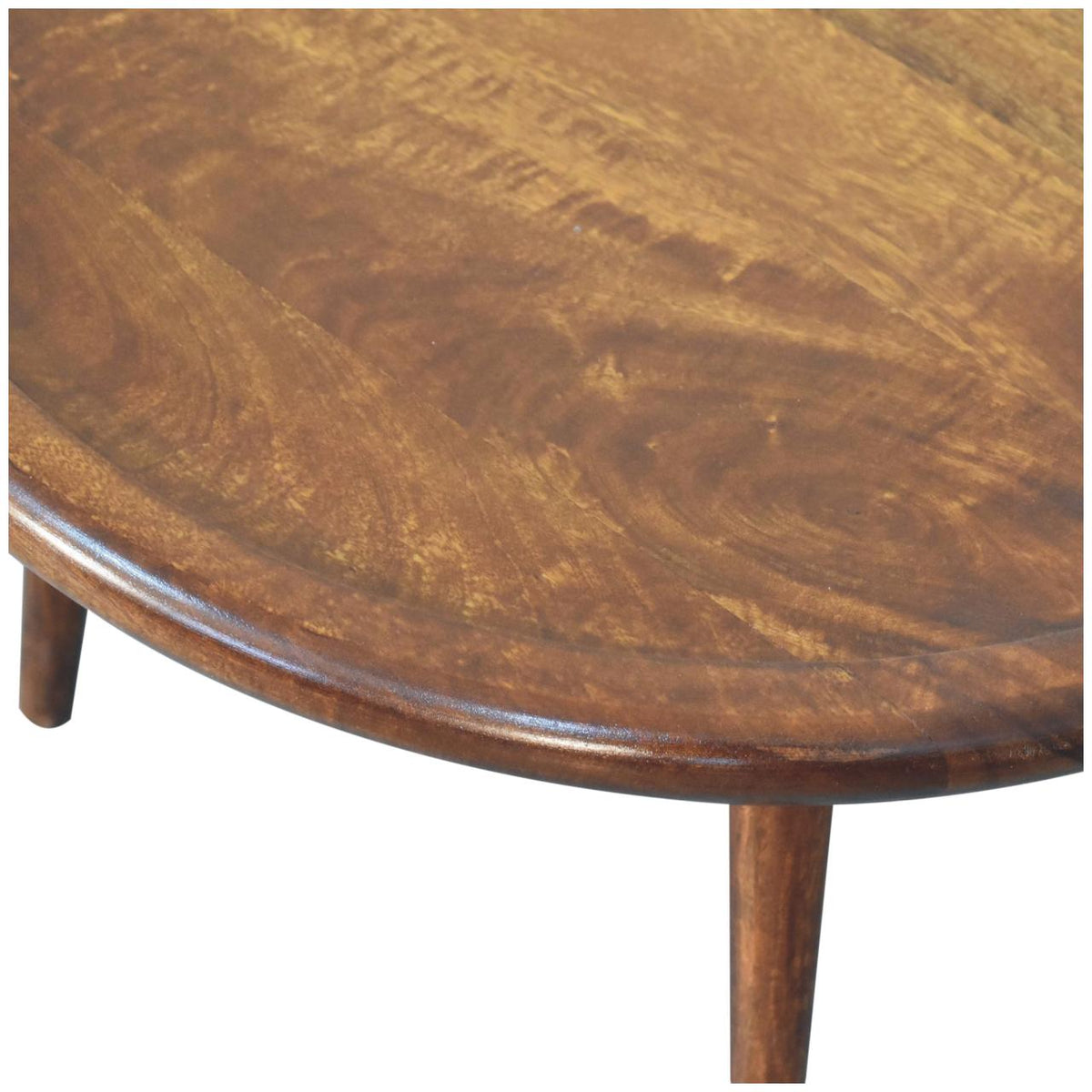 Chestnut Ridge Round Wood Coffee Table