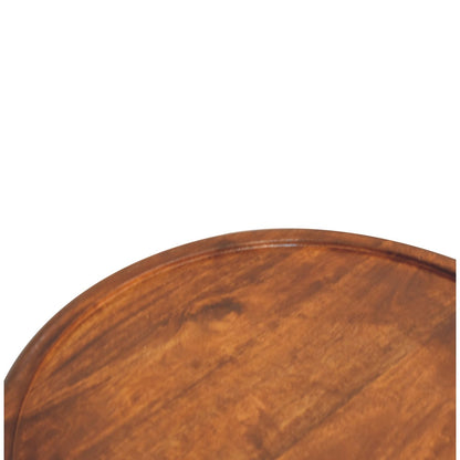 Chestnut Ridge Round Wood Coffee Table