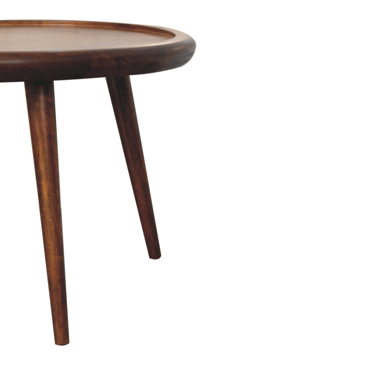 Chestnut Ridge Round Wood Coffee Table