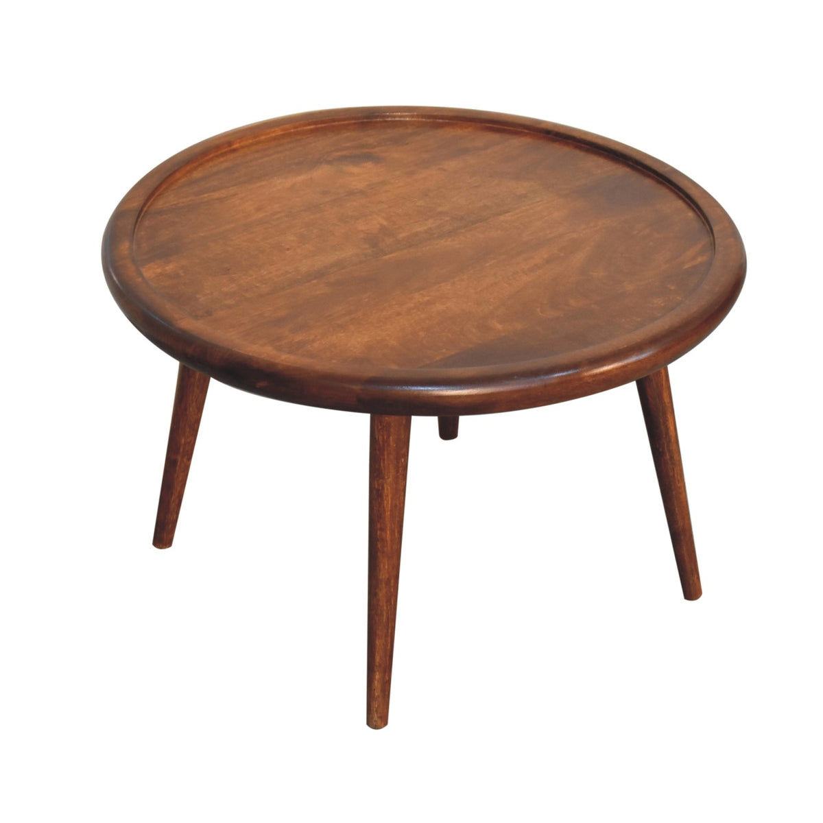 Chestnut Ridge Round Wood Coffee Table
