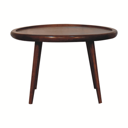 Chestnut Ridge Round Wood Coffee Table