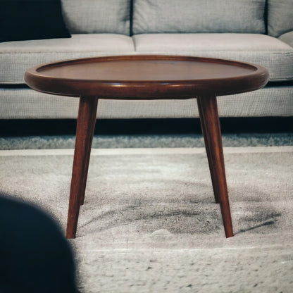 Chestnut Ridge Round Wood Coffee Table