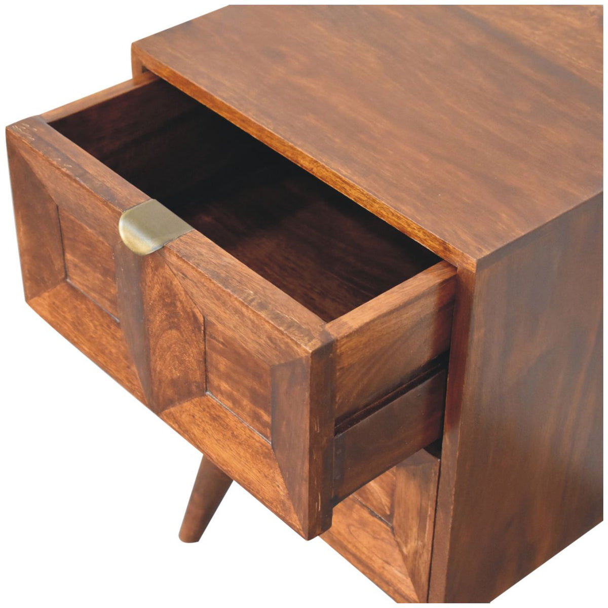 Dakota Chestnut 2-Drawer Nightstand