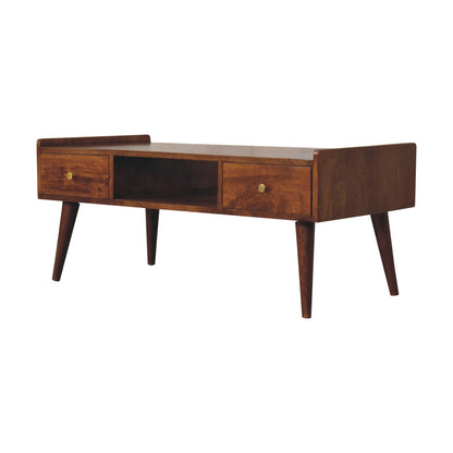 Kennebunk Chestnut 4-Drawer Coffee Table