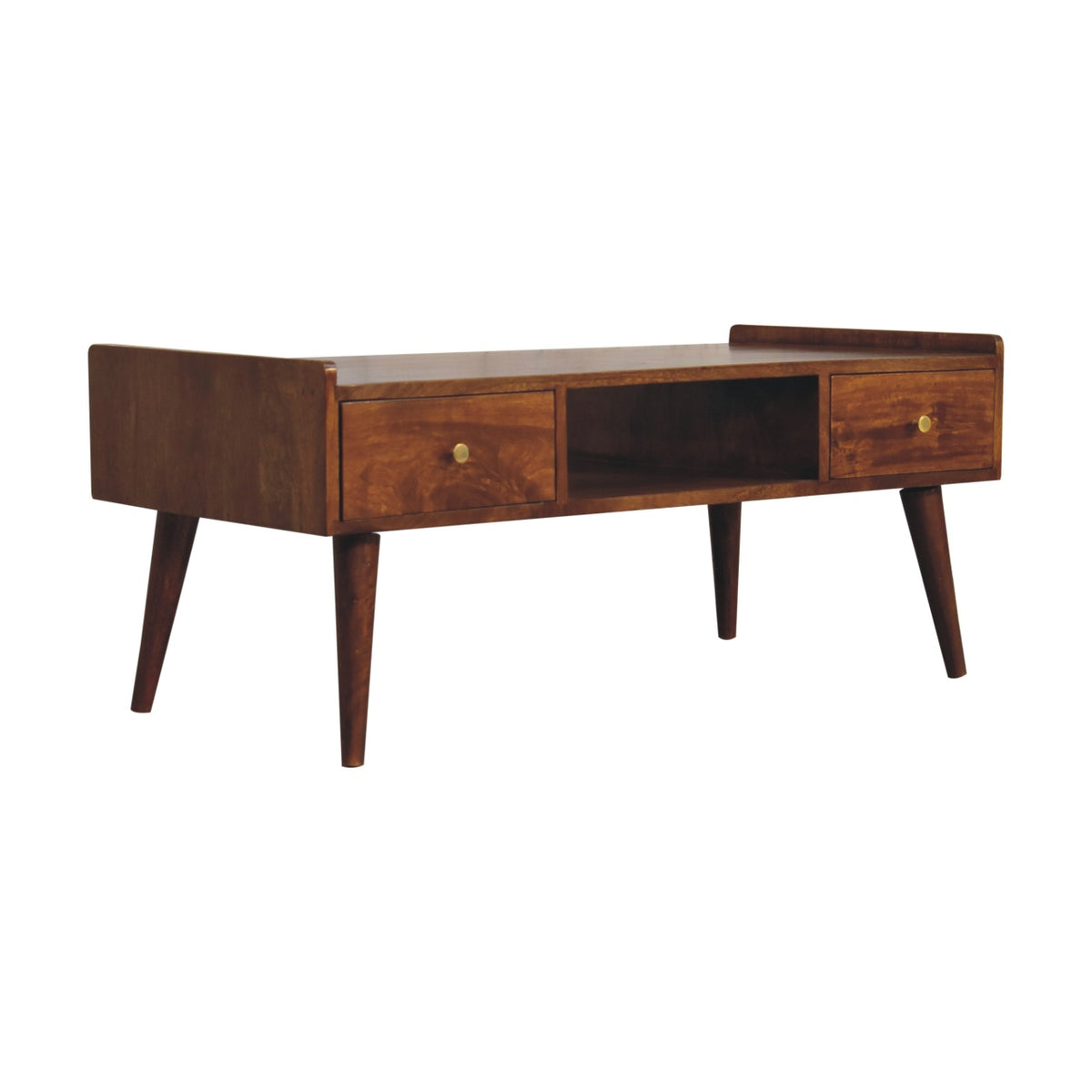 Kennebunk Chestnut 4-Drawer Coffee Table