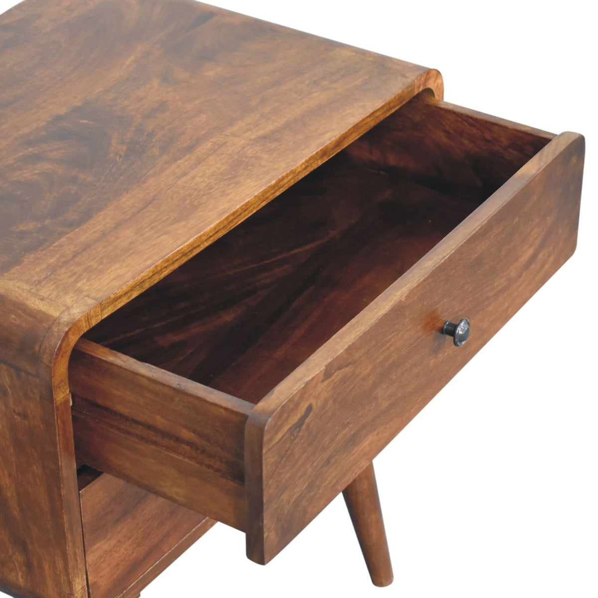 Chestnut Ridge Curved 2 Drawer Nightstand