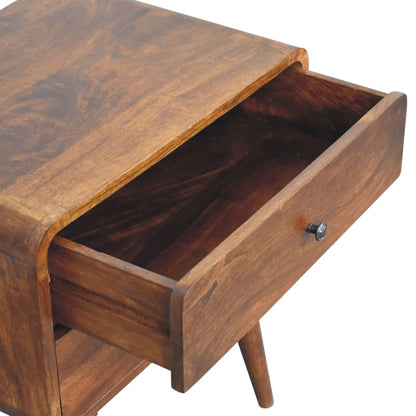 Chestnut Ridge Curved 2 Drawer Nightstand