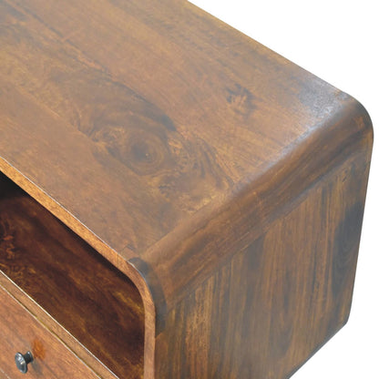 Nashville Triple Curved 3-Drawer Console