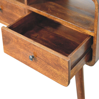 Nashville Triple Curved 3-Drawer Console