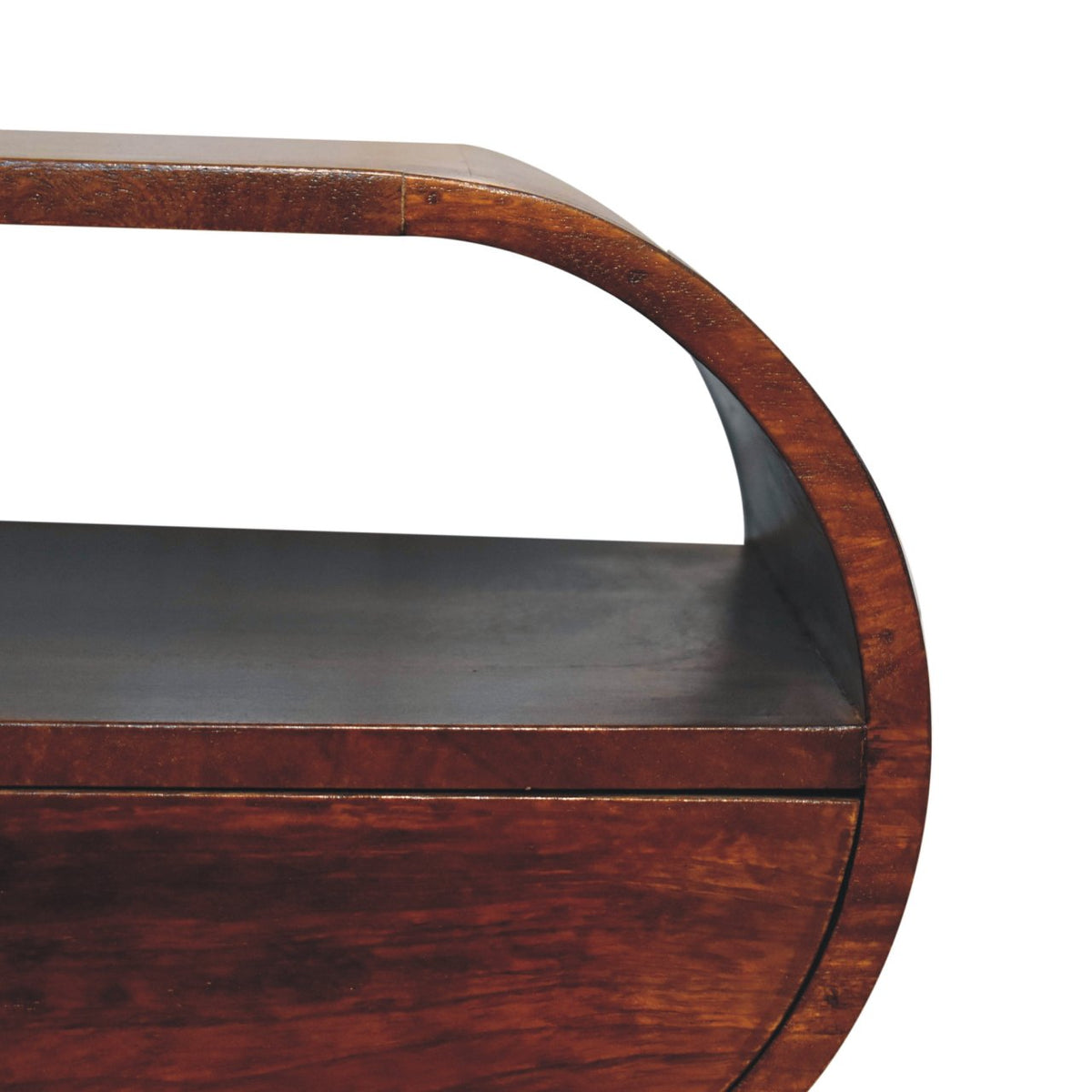 Chestnut Ridge Circular 1 Drawer Nightstand