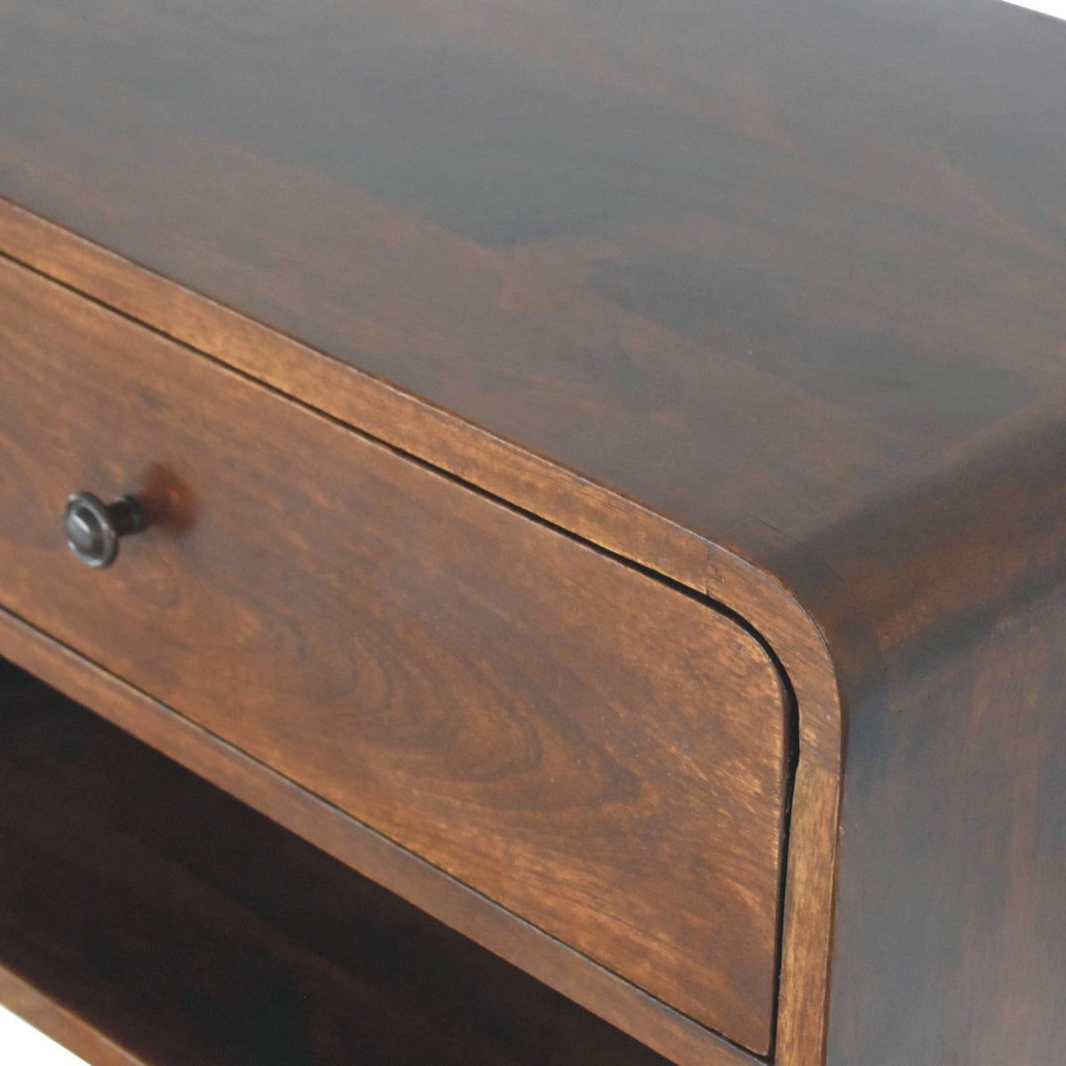 Dark Chestnut Ridge 1 Drawer Floating Nightstand