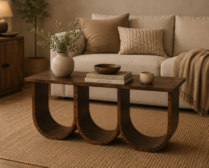 Chestnut Ridge Triple Open Style Coffee Table