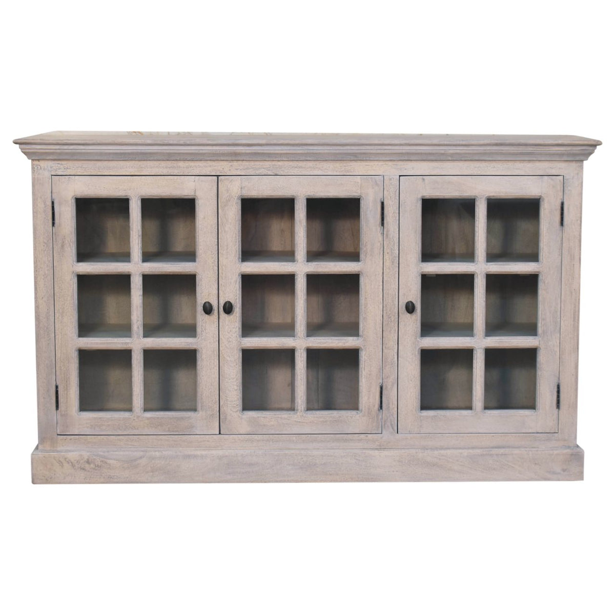 Bodie Wash Triple Glazed Display Cabinet