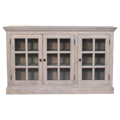 Bodie Wash Triple Glazed Display Cabinet