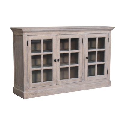 Bodie Wash Triple Glazed Display Cabinet