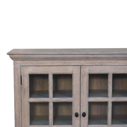 Bodie Wash Triple Glazed Display Cabinet