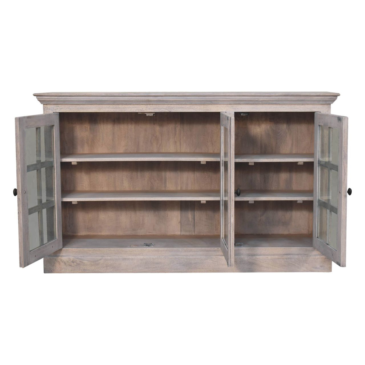 Bodie Wash Triple Glazed Display Cabinet
