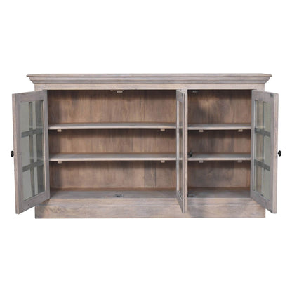 Bodie Wash Triple Glazed Display Cabinet