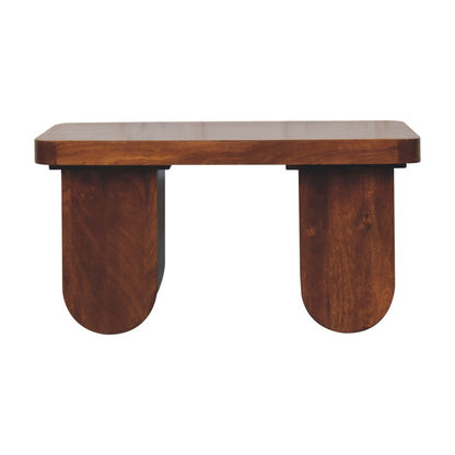 Boulder Chestnut Solid Wood Coffee Table