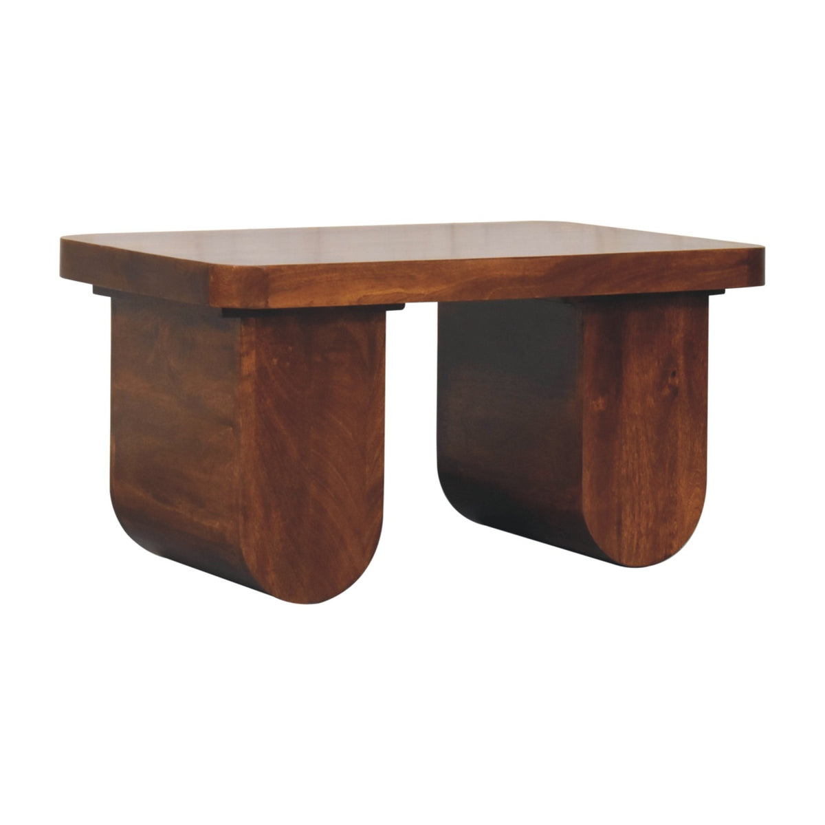 Boulder Chestnut Solid Wood Coffee Table
