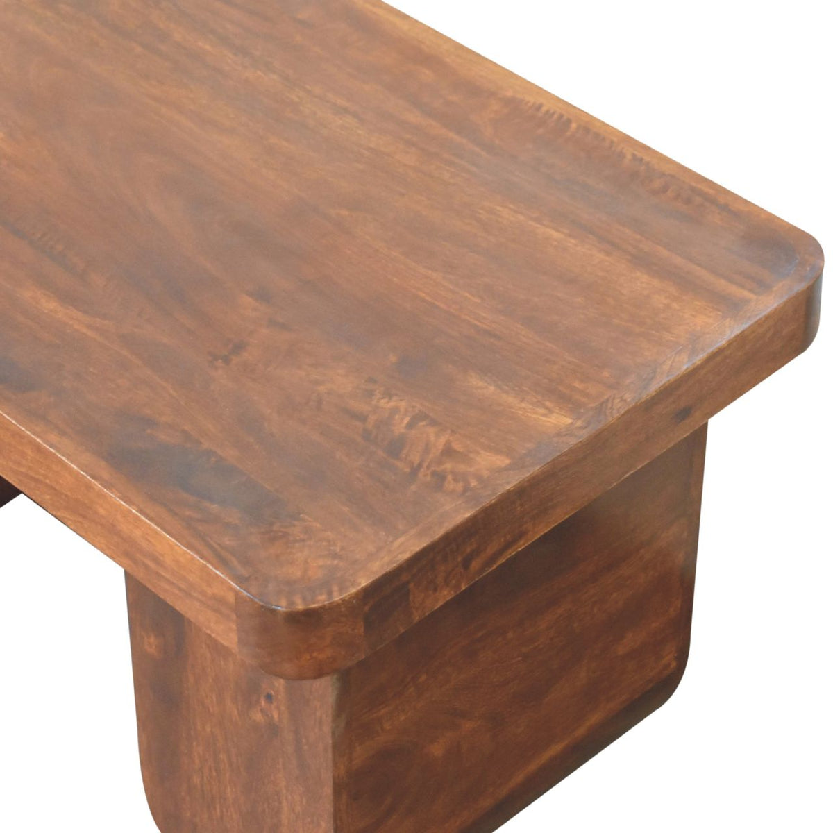Boulder Chestnut Solid Wood Coffee Table