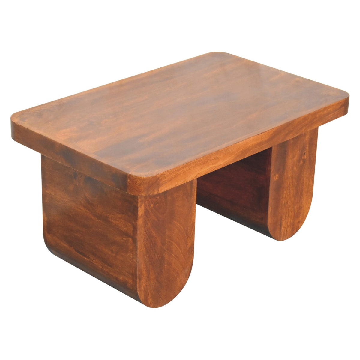Boulder Chestnut Solid Wood Coffee Table